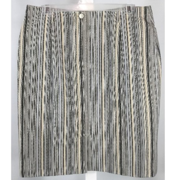 Eric Alexandre Striped Denim Skirt (like new) - Picture 3 of 4
